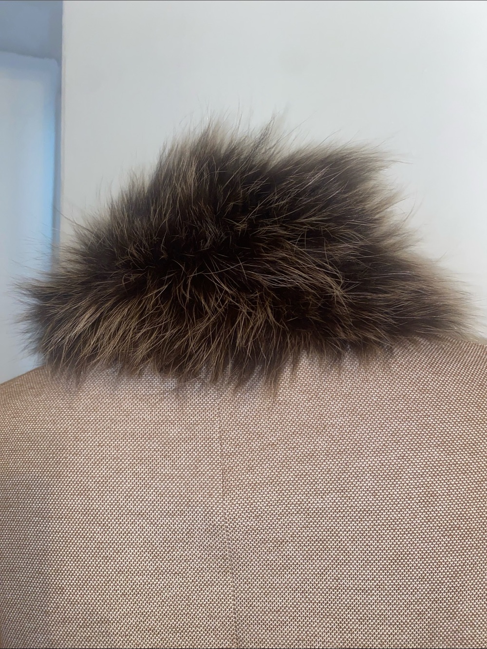 Fur stretch knit infinity scarf / headband - Picture 4 of 9